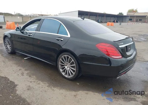 2016 Mercedes-Benz S 550 z USA, uszkodzony, nr VIN WDDUG8CB0GA243472